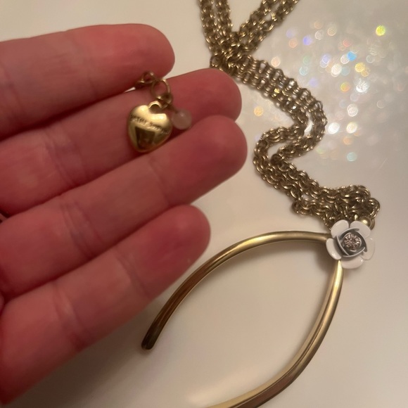 Betsey Johnson Dream Of Betsey Large  Wishbone Pendant DB10 - Picture 5 of 5